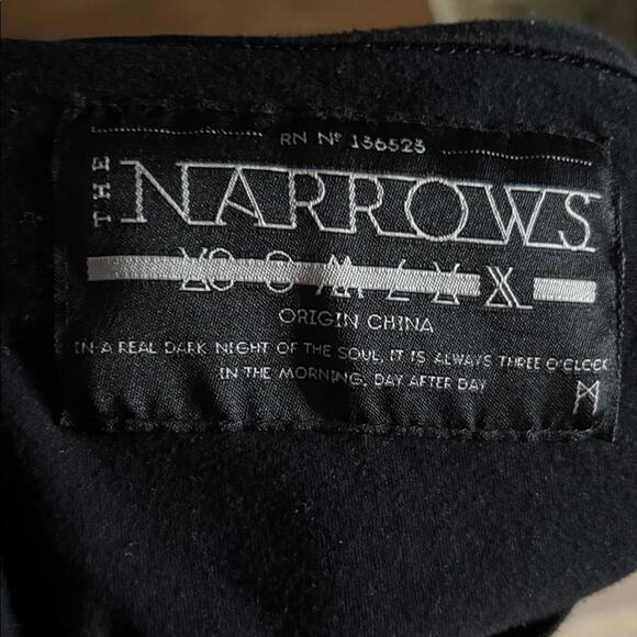 The Narrows Black Short Sleeve Bandana Hen Shirt Mini Dress Baddie Brat Biker - Picture 7 of 7